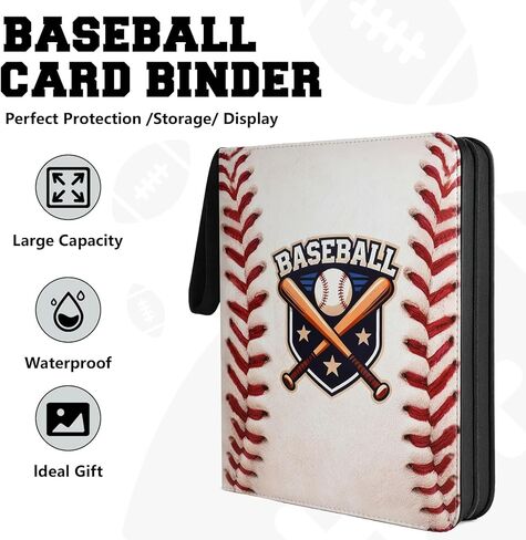 حافظة بطاقات كرة القدم ذات 9 جيوب، ألبوم تجميع كبير السعة 50 صفحة، 900 جيب، ألبوم تخزين البطاقات الرياضية بجيب مزدوج الجوانب، كرة القدم in Kuwait