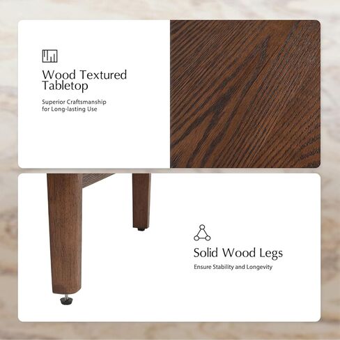 HULALA HOME مكتب مكتب منزلي مقاس 56 بوصة مع 5 أدراج ودرج مقصورة مخفي، مكتب كمبيوتر حديث في منتصف القرن بأرجل خشبية صلبة، مكتب تنفيذي لكتابة دراسة العمل، خشب الجوز in Kuwait