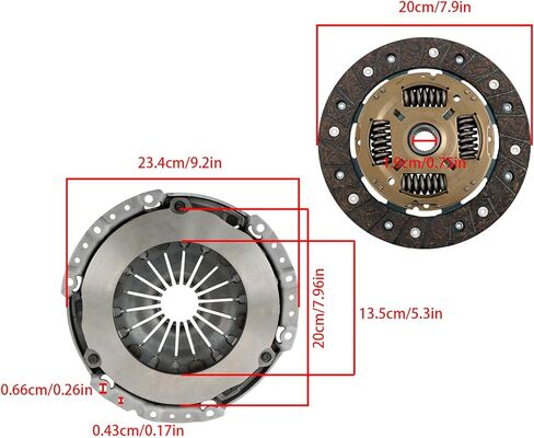 labwork Transmission Clutch Kit Replacement for Smart Fortwo 2008-2015 L3 1.0L Standard Kit Only in Saudi Arabia