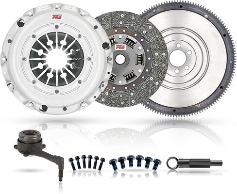 CMP Stage 1 Street Clutch Kit with Slave Cylinder with Flywheel fits 2002-2005 Beetle Golf Jetta 2000-2006 TT Quattro 1.8 Turbo 6-Speed in Saudi Arabia