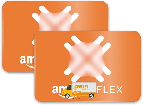 Flex Delivery Driver Car Sign Magnet Car Signs 2-Pack, Reflective Vehicle Magnets for Car, Strong Waterproof Magnetic Delivery Sign, 12" x 8", Orange in Saudi Arabia