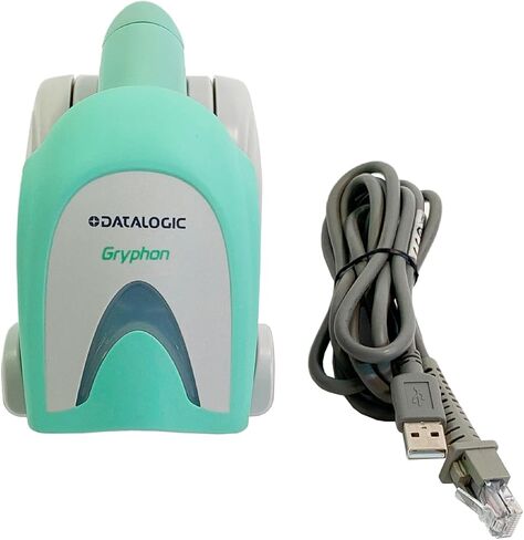 Datalogic Gryphon GBT4400-HC 2D Handheld Barcode Scanner GBT4410-HC-C277, Bundle with Charging Cradle, USB Cable (Renewed) in Saudi Arabia