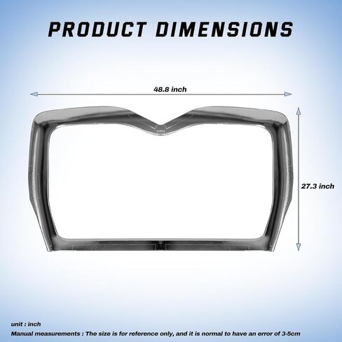 Front Chrome Grill Trim Grille Surround fit for Mack CV Semi Trucks in Saudi Arabia