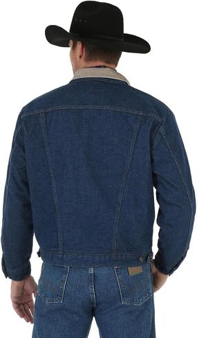 Western Style Lined Denim Jacket, Blanket/Denim, 48 in Kuwait