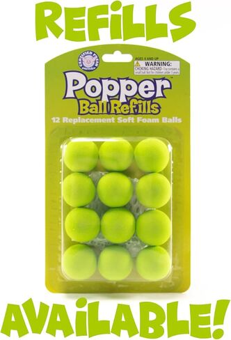 Hog Wild Narwhal Ball Popper Toy - Includes 4 Soft Foam Balls - Squeeze to Pop Air Powered Balls Up to 20 Feet - Launcher Safe for Indoor/Outdoor Play - Party Favor Gift for Kids, Girls, Boys Ages 5+ in Kuwait