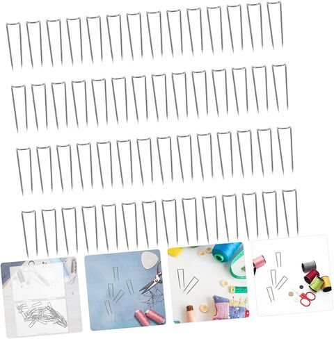 KALLORY 200Pcs U Shaped Stitch Needles Durable Cloth Positioning Pins for Sewing Quilting and Craft Projects for Wedding Bouquets Dressmaking and Stitching in Saudi Arabia