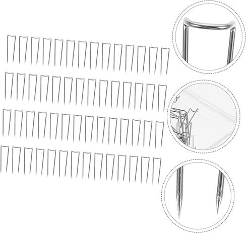 KALLORY 200Pcs U Shaped Stitch Needles Durable Cloth Positioning Pins for Sewing Quilting and Craft Projects for Wedding Bouquets Dressmaking and Stitching in Saudi Arabia