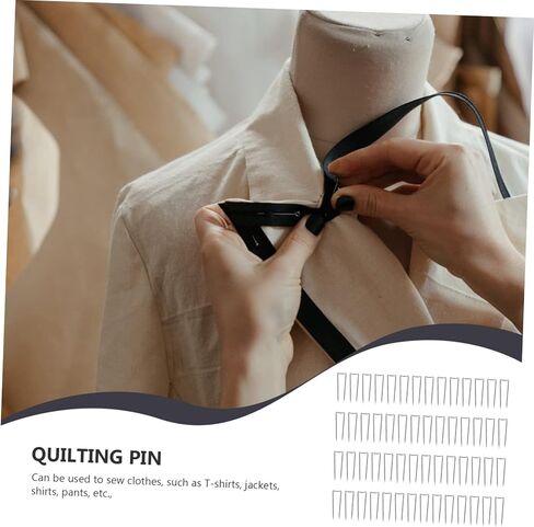 jojofuny 200pcs U-Shaped Quilting Pins for Sewing Cloth Positioning Needles Patchwork Supplies for Home Crafts and DIY Projects in Saudi Arabia