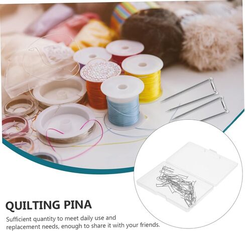 jojofuny 200pcs U-Shaped Quilting Pins for Sewing Cloth Positioning Needles Patchwork Supplies for Home Crafts and DIY Projects in Saudi Arabia