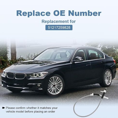 Front Door Hood Release Cable Replacement for 51217259828 Compatible with BMW 320i 328d 328i 335i 330e 330i 340i F30 M3 F80 Hybrid F31 xDrive 2011-2019 Left Driver Side in Saudi Arabia