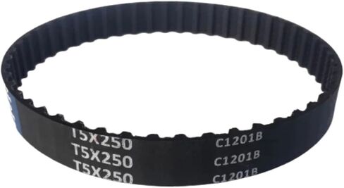 T5 Rubber Timing Belt Width 25/10mm Model Number T5x720-T5x1000 1Pcs(T5x870,1PC_25MM) in Saudi Arabia
