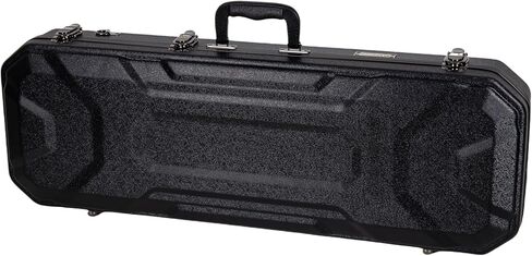 Crossrock Carbon Fiber Pattern PC Hard Shell Violin Case fits 4/4 Full Size-Backpack style(CRA920VFBK) in Kuwait