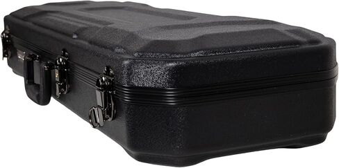 Crossrock Carbon Fiber Pattern PC Hard Shell Violin Case fits 4/4 Full Size-Backpack style(CRA920VFBK) in Kuwait