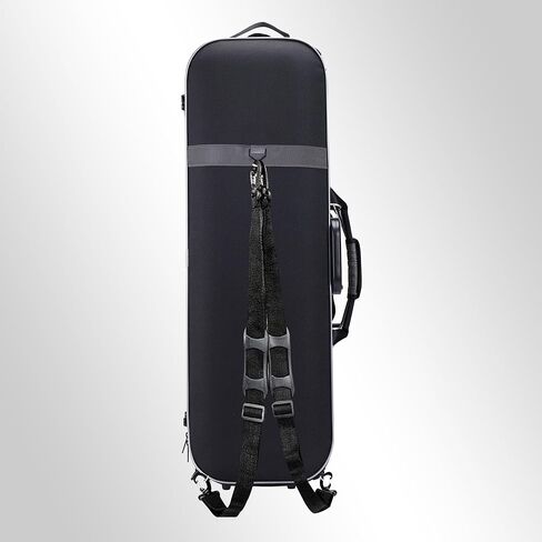 ايه دي ام حافظة كمان بحجم كامل 4/4، حافظة كمان مستطيلة صلبة مع مقياس رطوبة مدمج، خفيفة الوزن للغاية محمولة مع اشرطة حمل in Kuwait