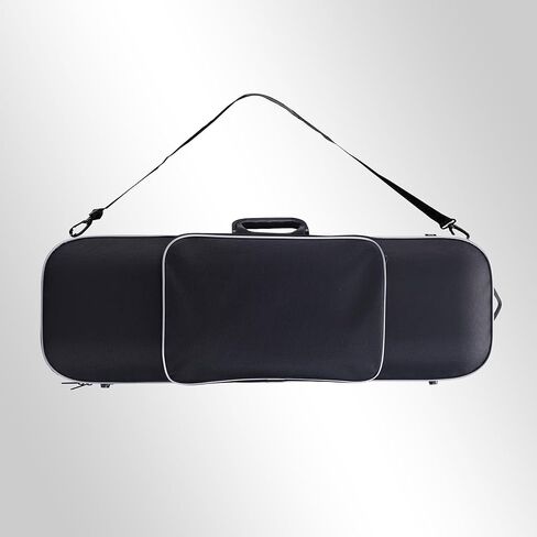 ايه دي ام حافظة كمان بحجم كامل 4/4، حافظة كمان مستطيلة صلبة مع مقياس رطوبة مدمج، خفيفة الوزن للغاية محمولة مع اشرطة حمل in Kuwait