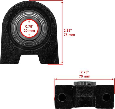 Caltric Universal Drivshaft Bearing Compatible with John Deere Xuv Gator Utv 620I 825I Gas Am143610 in Saudi Arabia