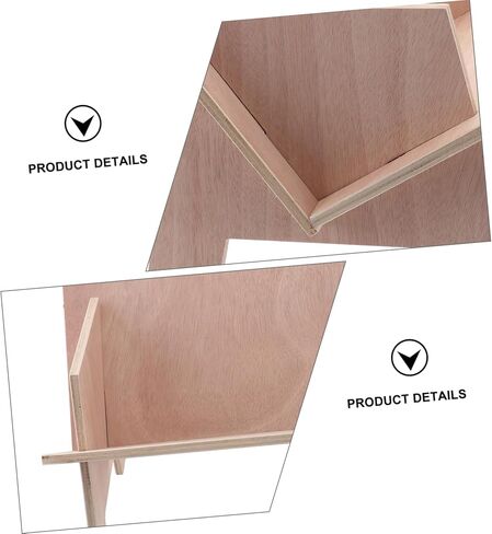 Gadpiparty 1Pc Assembled Bookshelf Simple Desktop Book Rack Log Color for Organizing Files and Magazines and Storage for Office and Study Room in Saudi Arabia