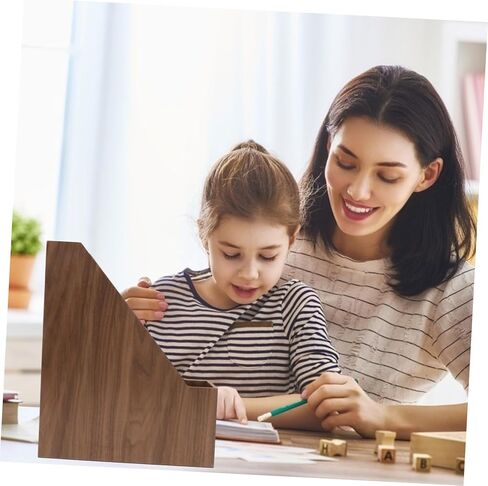 Uonlytech قطعة واحدة من صندوق تخزين كتب الجوز بسعة كبيرة، منظم ملفات أنيق للمكتب والمنزل، تصميم رف كتب أنيق للاستخدام in Saudi Arabia