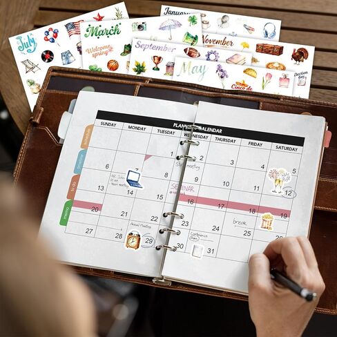 Planner Stickers & Calendar Stickers for Adults Planner, 330+ Holiday Seasonal Sticker for Planners, Calendars, Junk Journal, Scrapbooks in Saudi Arabia