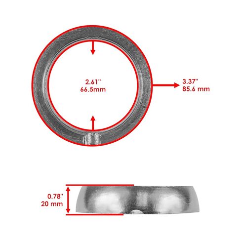 Caltric Muffler Manifold Gasket Compatible with Arctic Cat M8 M6 T500 Efi 2008 2009 2010 2011 2612-059 in Saudi Arabia