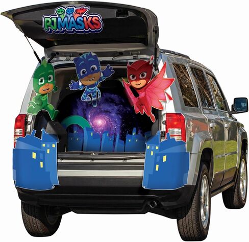 PJ Masks Trunk or Treat Car Decorations Kit, Official PJ Masks Treat Your Trunk Halloween Trunk Decorations Kit for Cars and SUVs in Saudi Arabia