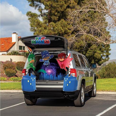 PJ Masks Trunk or Treat Car Decorations Kit, Official PJ Masks Treat Your Trunk Halloween Trunk Decorations Kit for Cars and SUVs in Saudi Arabia