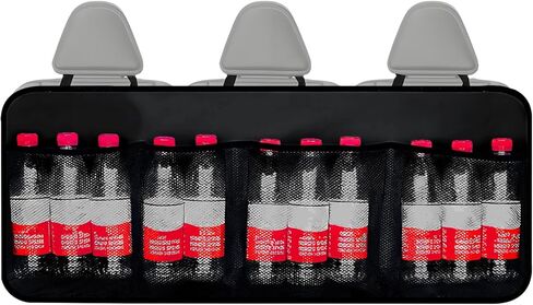 Car Trunk Organizer, Space Saving Backseat Hanging Storage with 4 Large Pockets, Super Capacity Vehicle Trunk Organizer Bag, Universal for Cars SUVs Trucks Vans, Car Accessories (Upgraded) in Saudi Arabia