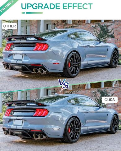 Dynamic Red LED Side Marker Lights for Ford Mustang 2015-2023 Smoked Lens Rear Bumper Fender Marker Reflectors Assembly, pack of 2 in Saudi Arabia