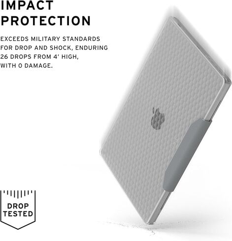 حافظة URBAN ARMOR GEAR UAG مصممة لجهاز MacBook Pro 14 بوصة M5/M4/M3 2023-2025 (A3434، A3112، A3401) - غطاء حماية متين من قطعة واحدة وشفاف ومقاوم للخدش، غطاء حماية أساسي من الجليد in Saudi Arabia