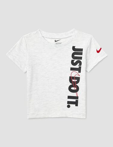 Nike T-Shirt & Shorts Set Gray/White Infant Boys 2-Piece Just Do It Sz 18 Months in Saudi Arabia