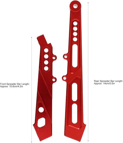 إطار دعم خلفي أمامي احترافي من سبائك الألومنيوم RC لسيارة ARRMA 1/7 1/8 RC (أحمر) in Saudi Arabia