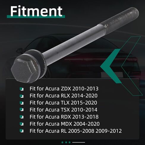 16 قطعة ES71329-1 مجموعة مسامير رأس اسطوانة المحرك لـ Acura ZDX TSX 2010-2013، لـ Acura RLX TLX 2015-2020، لـ Acura RDX 2013-2018، لـ Acura MDX 2004-2020، لـ Acura RL 2005-2012 in Saudi Arabia