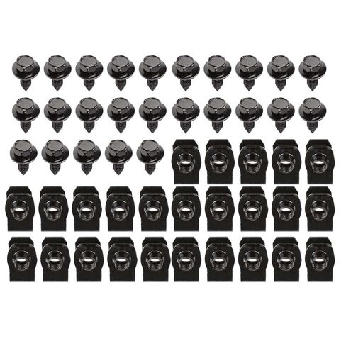 G-PLUS Fender Bolts & U Nuts 5/16-18 x 7/8" x 3/4" Washer 1/2" Hex Head 50 PCS Kit Body Compatible with Buick/Chevy/GMC/Pontiac/Oldsmobile in Saudi Arabia