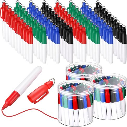 120 Pcs Mini Permanent Markers for Nurses Badge Mini Markers with Golf Keychain Clips Golf Ball Point for Office Classroom Supplies (Multicolor) in Saudi Arabia
