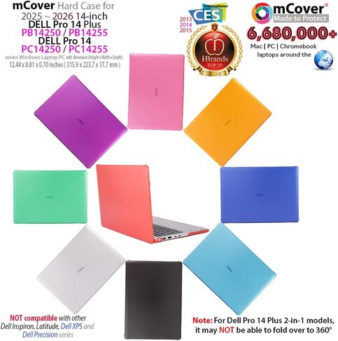حافظة mCover متوافقة فقط مع 2025-2026 14 بوصة Dell Pro 14 Plus PB14250 PB14255 وPro 14 PC14250 PC14255 Windows PC (لا تناسب أي موديلات Dell أخرى) - أزرق in Kuwait