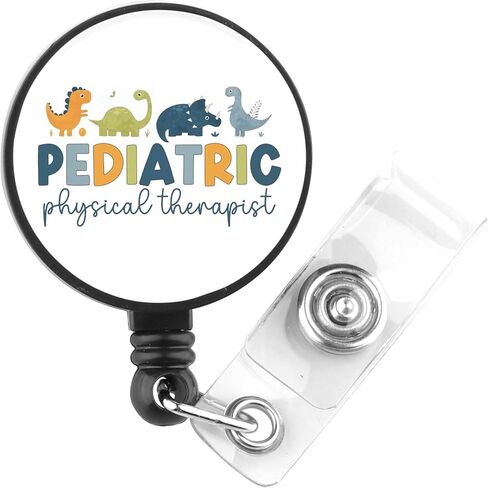 Pediatric Physical Therapist Gift Physiotherapist Therapy Assistant Gift Pediatrician Nurse Badge Reel (Pediatric Physical Badge) in Saudi Arabia