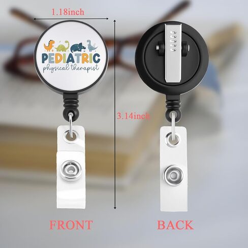 Pediatric Physical Therapist Gift Physiotherapist Therapy Assistant Gift Pediatrician Nurse Badge Reel (Pediatric Physical Badge) in Saudi Arabia