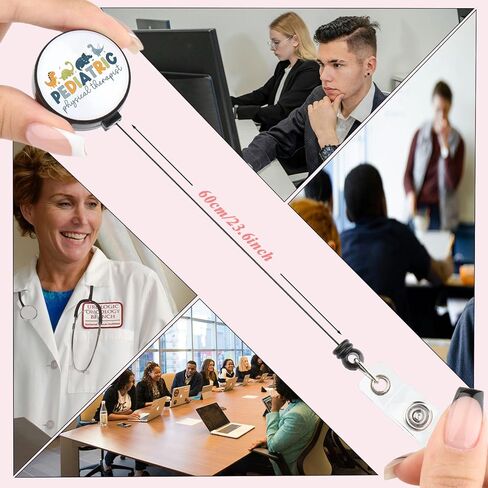 Pediatric Physical Therapist Gift Physiotherapist Therapy Assistant Gift Pediatrician Nurse Badge Reel (Pediatric Physical Badge) in Saudi Arabia