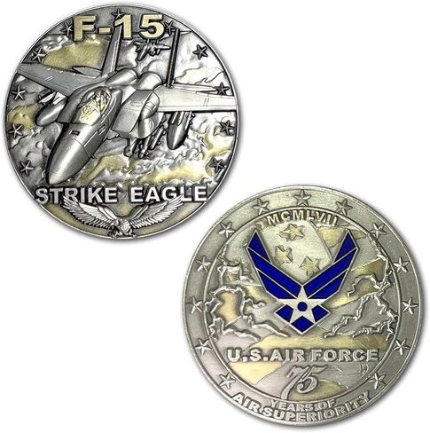 USAF F-15 Strike Eagle Veteran Air Force عملة التحدي القابلة للتجميع in Saudi Arabia