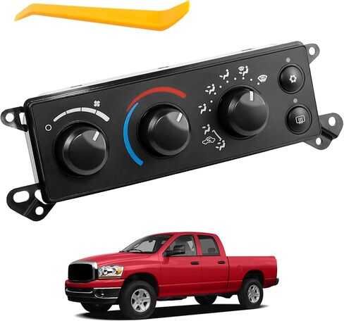 Air Conditioning Heater Climate Control Switch Module Panel Compatible with 2006-2008 Dodge Ram 1500 2500 3500 Replaces 55057079AB 55057079AA P55057079AB 55057079 P55057079 55056569AE in Saudi Arabia