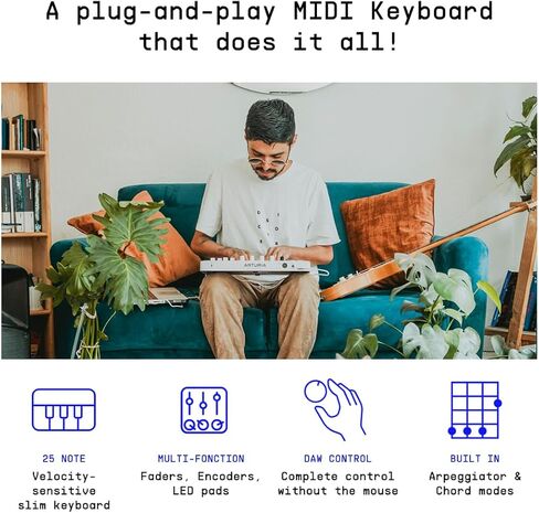 Arturia MiniLab 3 Mini Hybrid Keyboard Controller in Kuwait