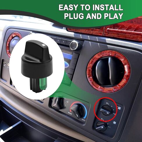 A/C Heat Control Knob Switch Button Repace# F3TZ18513A Compatible with 1993-1994 Ford E-150/ Explorer/E-250/ Ranger 1PCS A/C Knob in Saudi Arabia
