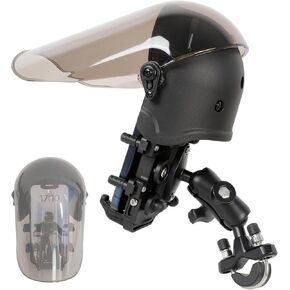 Motorcycle Phone Mount with Vibration Dampener, Waterproof, Sunproof, Aluminum Alloy Handlebar Mounting Base, One-Handed Operation Motorcycle Universal Phone Holder for 4.7"-7.2" Smartphones in Kuwait