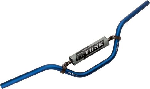 Tusk T-10 Aluminum 7/8" Handlebar Mini RM High Bend Blue Compatible with YAMAHA YZ85 2002-2018/TTR 110E 2008-2026/Compatible with SUZUKI RM 85/85L 2002-2013 in Saudi Arabia