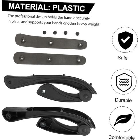 Angoily Movable Armrests Swivel Chair Armrest Replacement Comfortable Grip Handles for Work Chairs in Saudi Arabia
