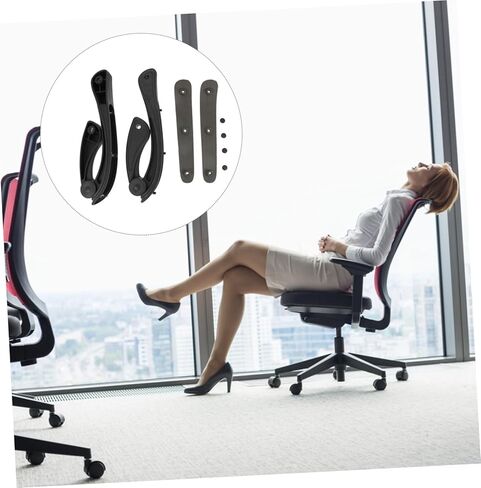 Angoily Movable Armrests Swivel Chair Armrest Replacement Comfortable Grip Handles for Work Chairs in Saudi Arabia