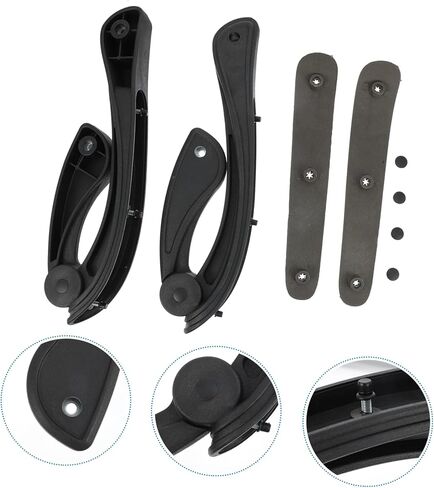Angoily Movable Armrests Swivel Chair Armrest Replacement Comfortable Grip Handles for Work Chairs in Saudi Arabia