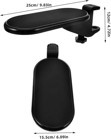 jojofuny Ergonomic Rotating Desk Arm Support Adjustable Clamp Foldable Mouse Pad Extender for Enhanced Workspace Comfort for Home Office and in Saudi Arabia