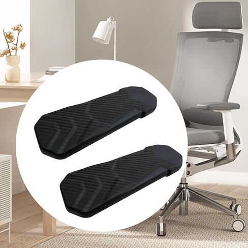 Generic 2Pcs Office Chair Replacement Arm Pads with Mounting Hole for Computer Chair in Saudi Arabia