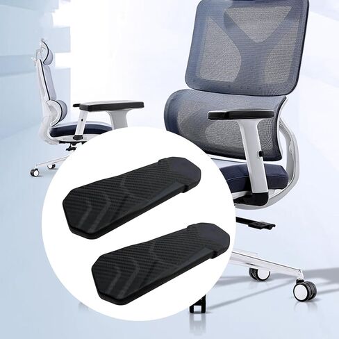 Generic 2Pcs Office Chair Replacement Arm Pads with Mounting Hole for Computer Chair in Saudi Arabia